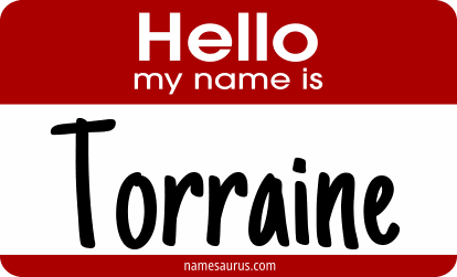 Hello my name is Torraine png download
