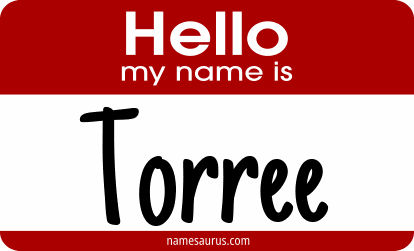 Hello my name is Torree png download