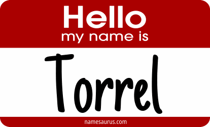 Hello my name is Torrel png download