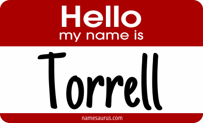 Hello my name is Torrell png download