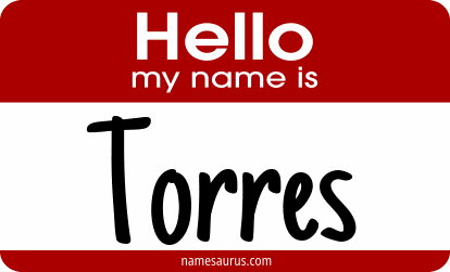 Hello my name is Torres png download
