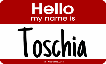 Hello my name is Toschia png download