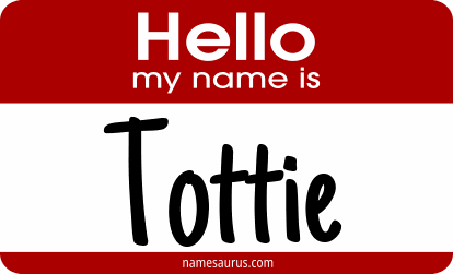 Hello my name is Tottie png download