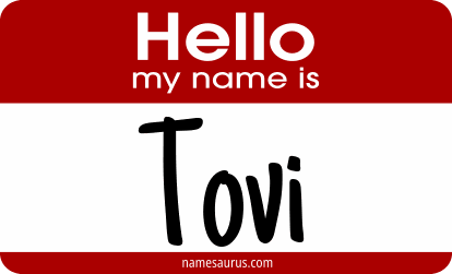 Hello my name is Tovi png download