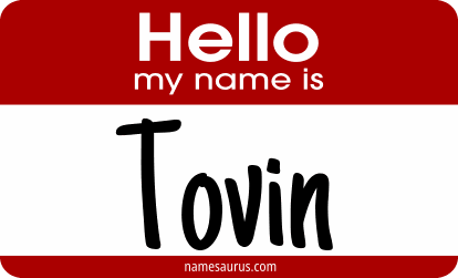 Hello my name is Tovin png download