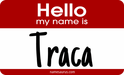Hello my name is Traca png download