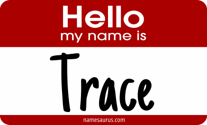 Hello my name is Trace png download