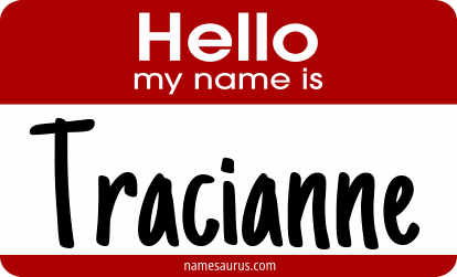 Hello my name is Tracianne png download