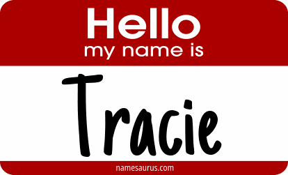 Hello my name is Tracie png download