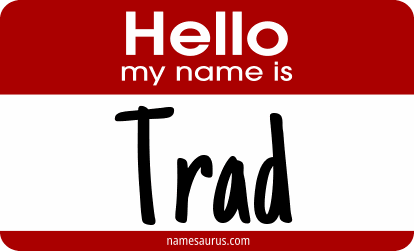 Hello my name is Trad png download