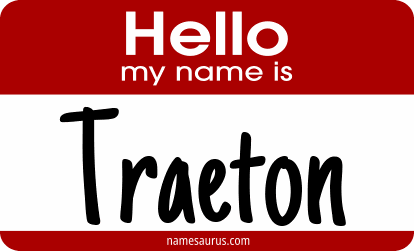 Hello my name is Traeton png download