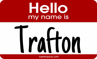 Hello my name is Trafton png download