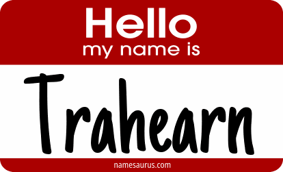 Hello my name is Trahearn png download