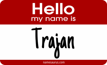 Hello my name is Trajan png download