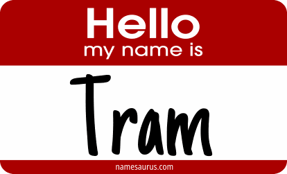 Hello my name is Tram png download