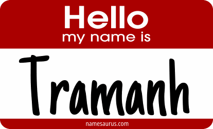 Hello my name is Tramanh png download