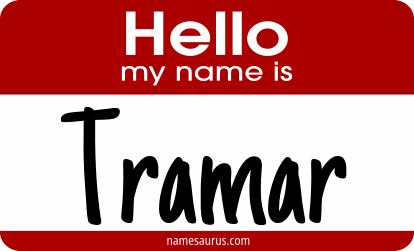 Hello my name is Tramar png download