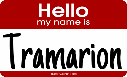 Hello my name is Tramarion png download