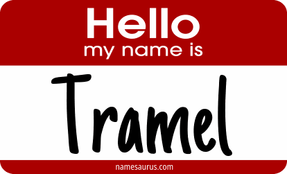 Hello my name is Tramel png download