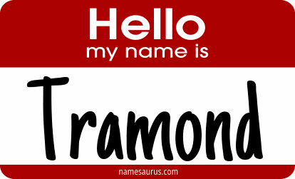 Hello my name is Tramond png download