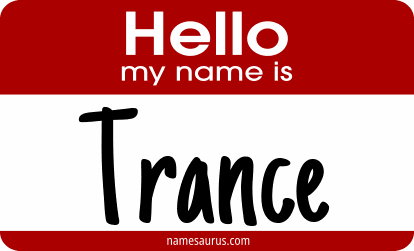 Hello my name is Trance png download