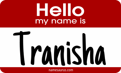 Hello my name is Tranisha png download