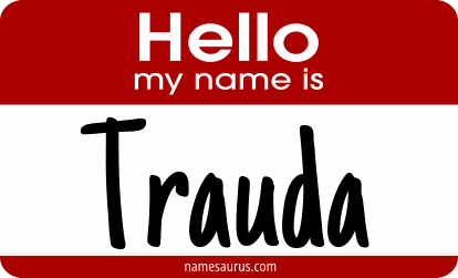Hello my name is Trauda png download