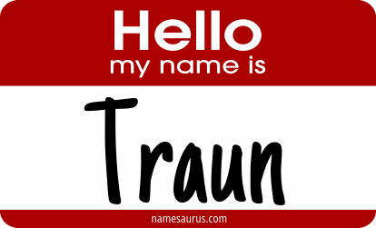 Hello my name is Traun png download