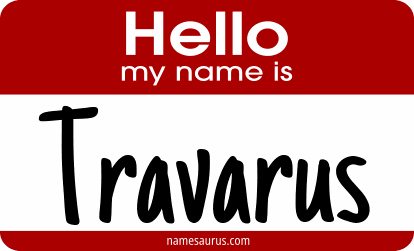 Hello my name is Travarus png download