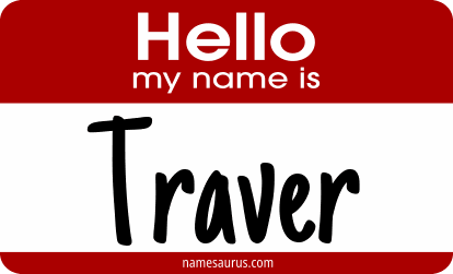 Hello my name is Traver png download