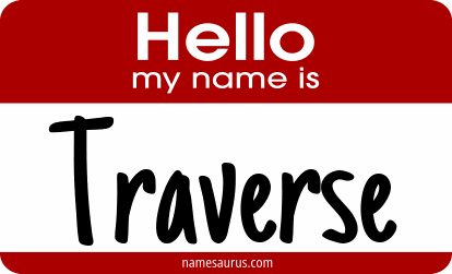 Hello my name is Traverse png download