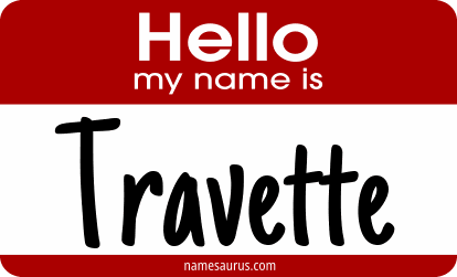 Hello my name is Travette png download