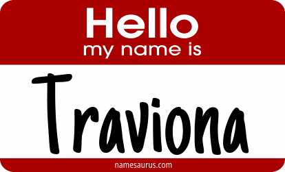 Hello my name is Traviona png download
