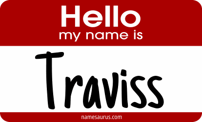 Hello my name is Traviss png download