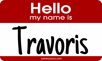 Hello my name is Travoris png download