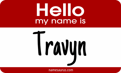 Hello my name is Travyn png download