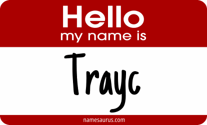 Hello my name is Trayc png download