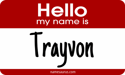 Hello my name is Trayvon png download