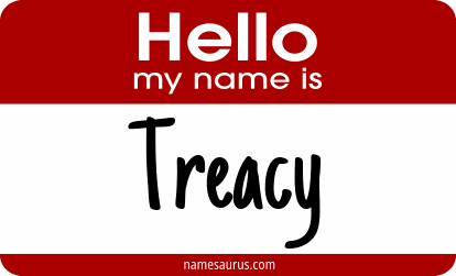 Hello my name is Treacy png download