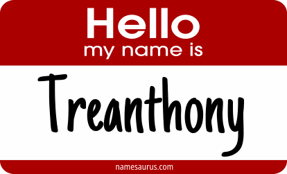 Hello my name is Treanthony png download
