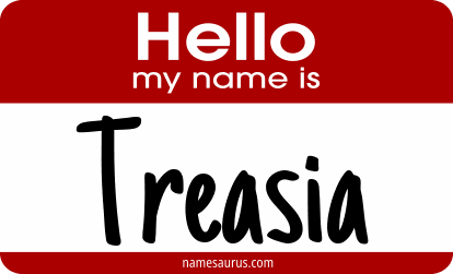 Hello my name is Treasia png download