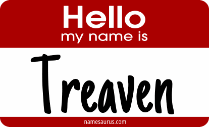 Hello my name is Treaven png download
