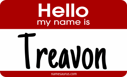 Hello my name is Treavon png download