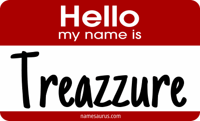 Hello my name is Treazzure png download