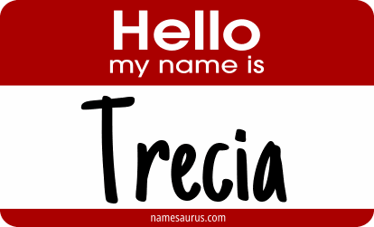 Hello my name is Trecia png download