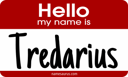 Hello my name is Tredarius png download
