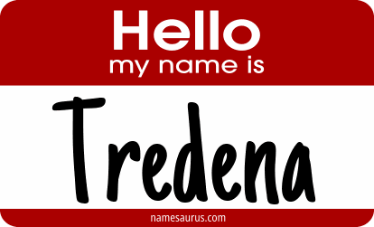 Hello my name is Tredena png download
