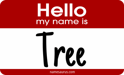Hello my name is Tree png download
