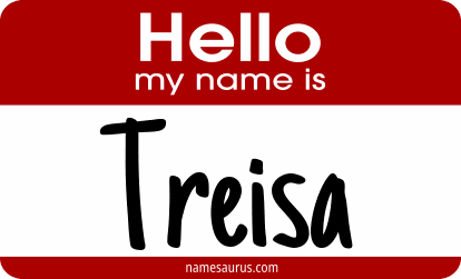 Hello my name is Treisa png download
