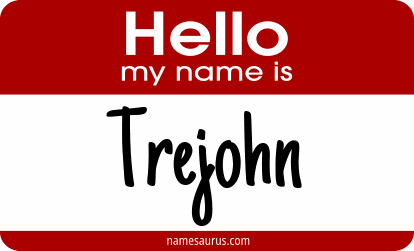 Hello my name is Trejohn png download